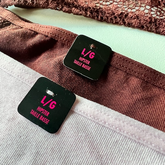 La Senza Panties! •LRG • NWT • Cotton, Lace, silky fabrics - Picture 8 of 9